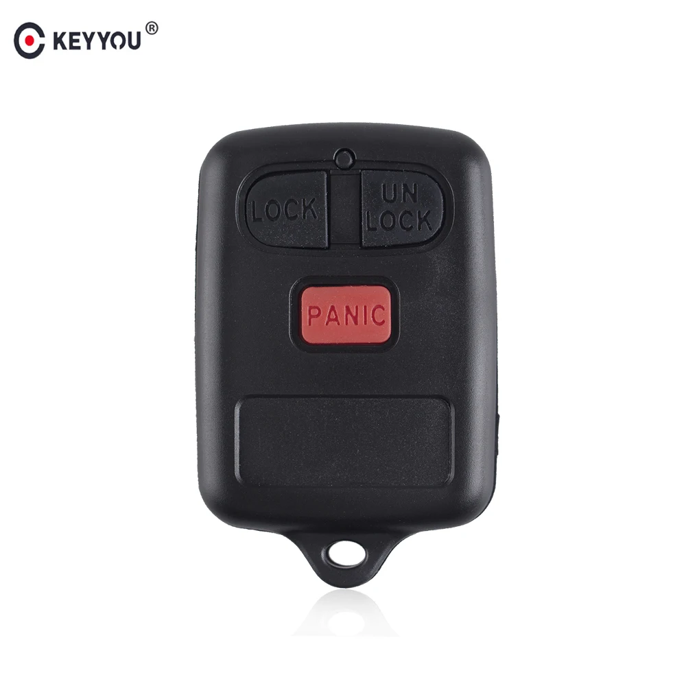 KEYYOU 10 шт. замена 3 кнопки автомобиля дистанционного управления ключ оболочки для BYD F3 F3R ключ карта для бесключевого доступа передатчик ключ чехол