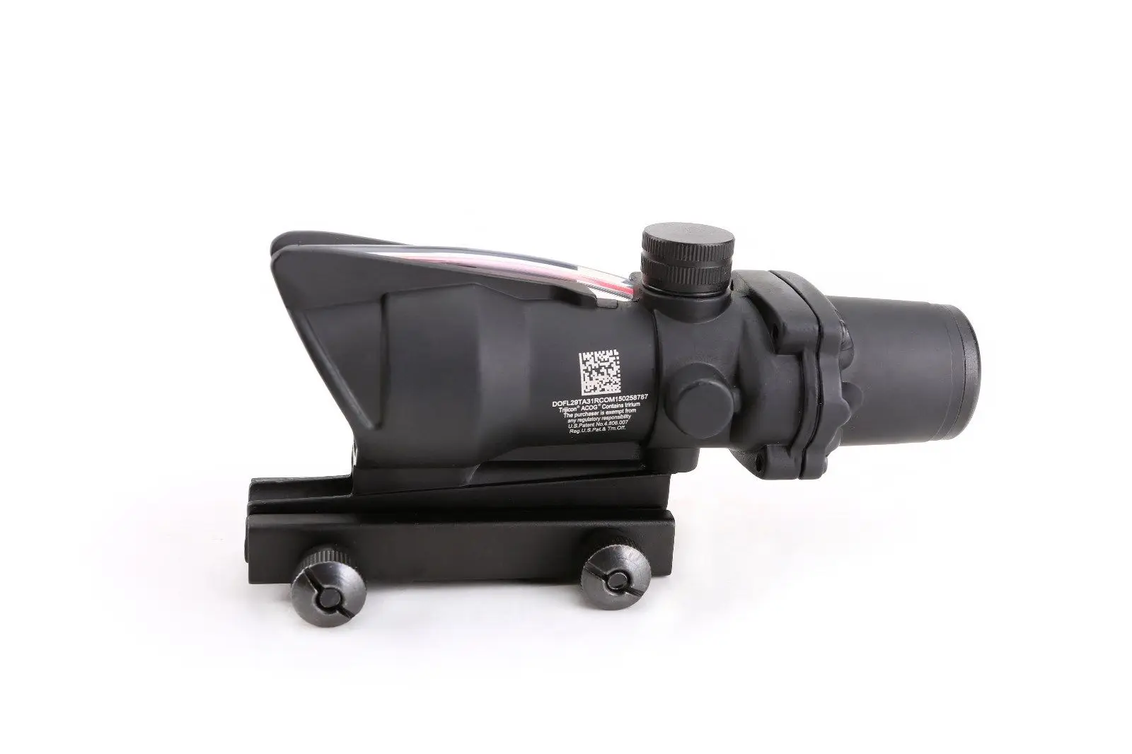 Magorui Caça Acog Dot Rifle Scope Visão Fibra Óptica Vermelho Iluminado 4x32 Red 5 Magorui caça acog 4x32 red dot rifle