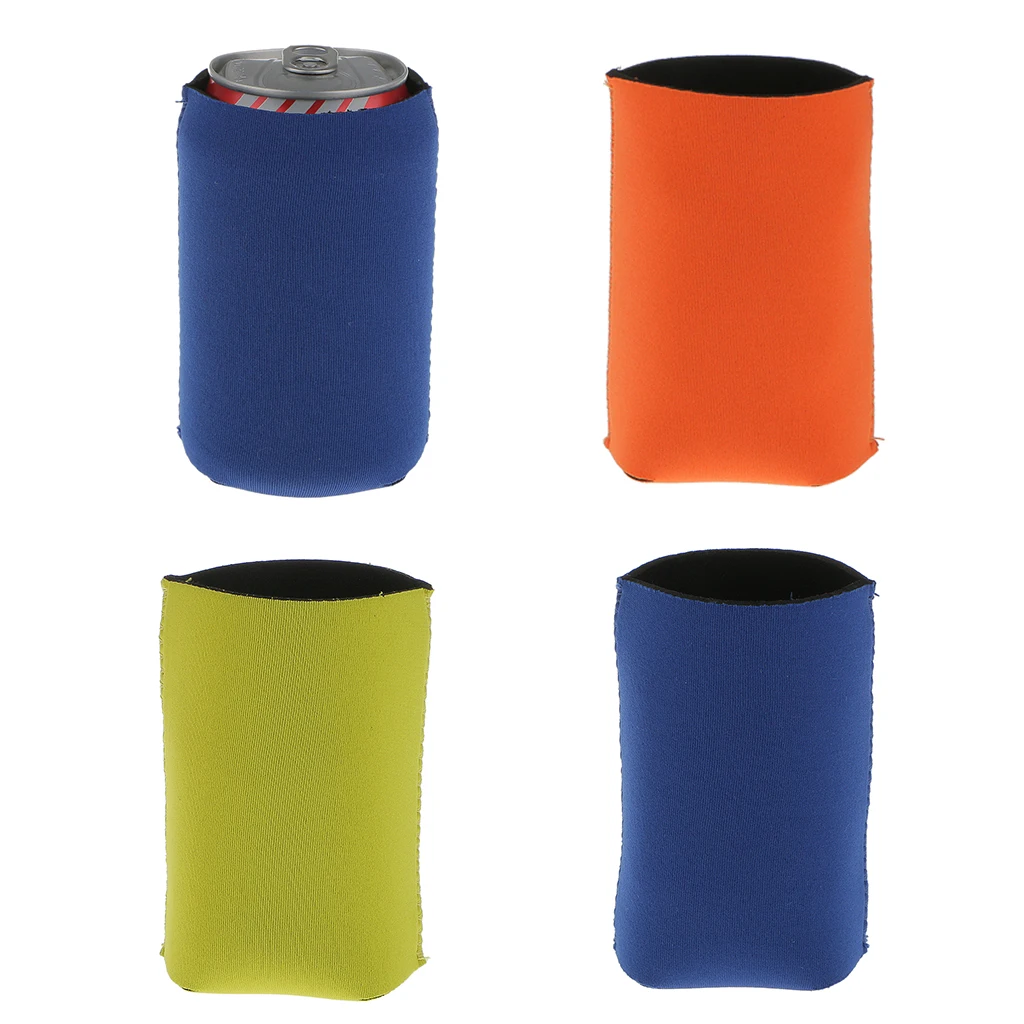 New 1x Neoprene Cooling Beer Drinks Bottle Tin Can Cooler Sleeve Holder