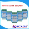 WP8024ADAM ( 8DI/4RO) módulos de entrada y salida de relé Digital/aislado optoacoplador/RS485 MODBUS RTU comunications ► Foto 1/5