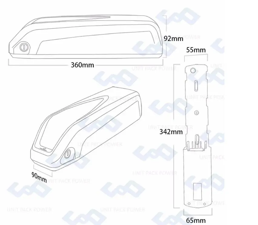 Батарея E-bike 36 V 10Ah 10S4P 18650 PF cells HL литий-ионная литиевая батарея перезаряжаемый Электрический велосипед батарея