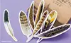 30 pcs/set Colourful feathers bookmark Original Nature flyer paper book mark Stationery Office material School supplies ► Photo 2/4