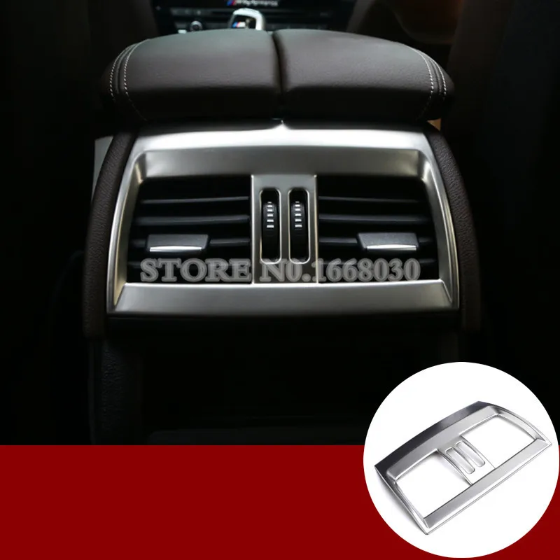 

Interior Armrest Box Rear Air Condition Vent Outlet Cover Trim For BMW X6 F16 2015-2018