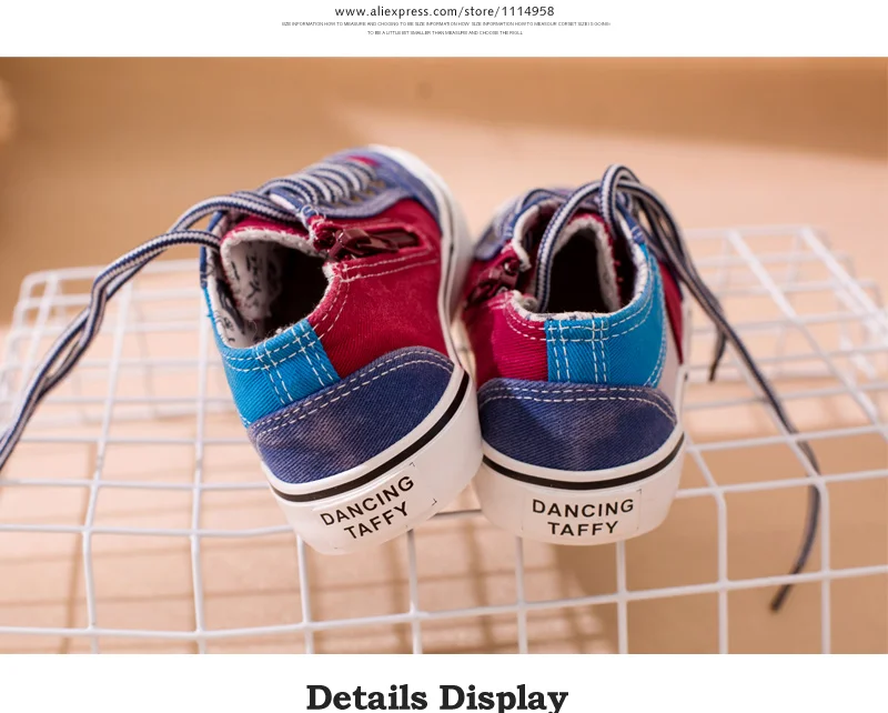 Children Shoes Boys & Girls Patchwork Sneakers Fashion Kids Shoes Casual Children Sneakers New 2018 Spring Rubber Canvas Shoes 1703 (7)