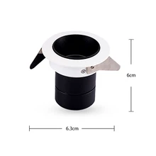 SCON 400lm черный и белый гостиничный корпус для гостиной светодиодный COB рамка встраиваемый потолок 5 Вт Настенный мини-прожектор