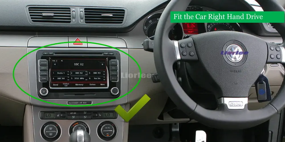 Cheap 1080P IPS LCD Screen Android 8 Core For Volkswagen R36 2010 2011 2012 2013 Car Radio WIFI AUX USB GPS Navi Multimedia 5