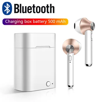 

Stereo Dynamic Wireless Bluetooth4.2 Earphones Wireless Earbuds Touch control Headset