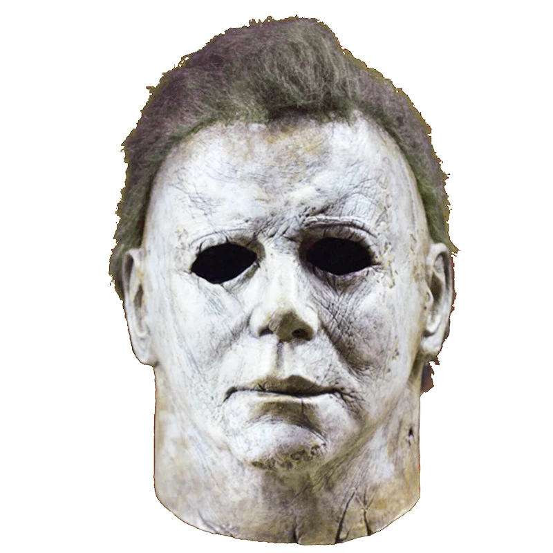 

Michael Myers Mask Halloween 2018 Horror Movie Cosplay Adult Latex Full Face Helmet Halloween Party Scary Props