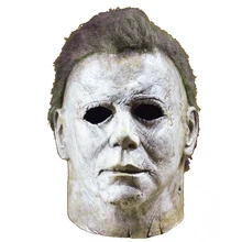 Michael Myers Mask Halloween 2018 Horror Movie Cosplay Adult Latex Full Face Helmet Halloween Party Scary Props