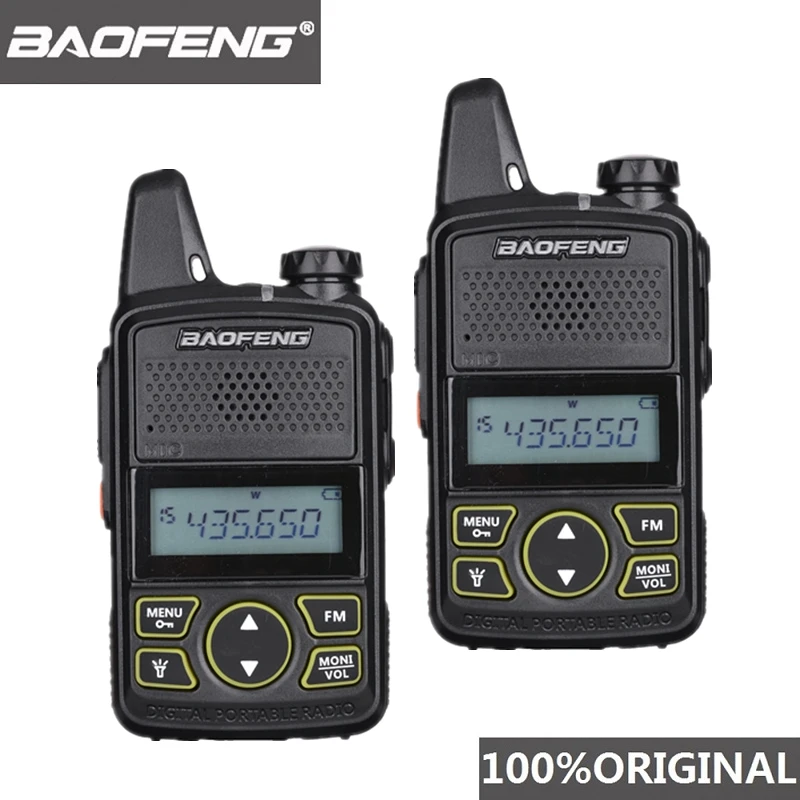 100% 2pcs BAOFENG BF-T1 MINI Kids Walkie Talkie UHF Portable Two Way Radio FM Function Ham T1 Walkie Talkie USB HF Transceiver 100% 2pcs BAOFENG BF-T1 MINI Kids Walkie Talkie UHF Portable Two Way Radio FM Function Ham T1 Walkie Talkie USB HF Transceiver