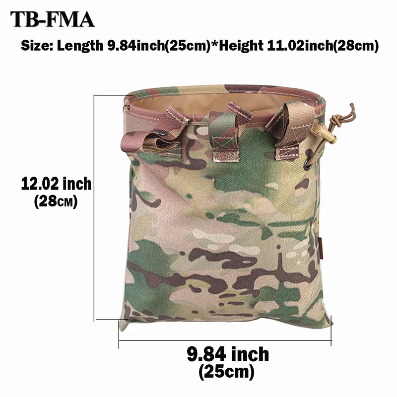 TB-FMA, Складывающийся Тактический мешочек для мелочей, для страйкбола, военный подсумок, сумка, Мультикам, черный подсумок