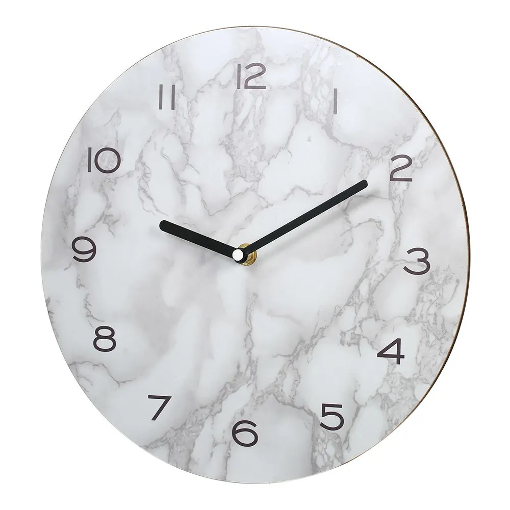Мраморные настенные часы современный дизайн Подвесные часы украшение для дома часы настенные часы гостиная кварцевые иглы