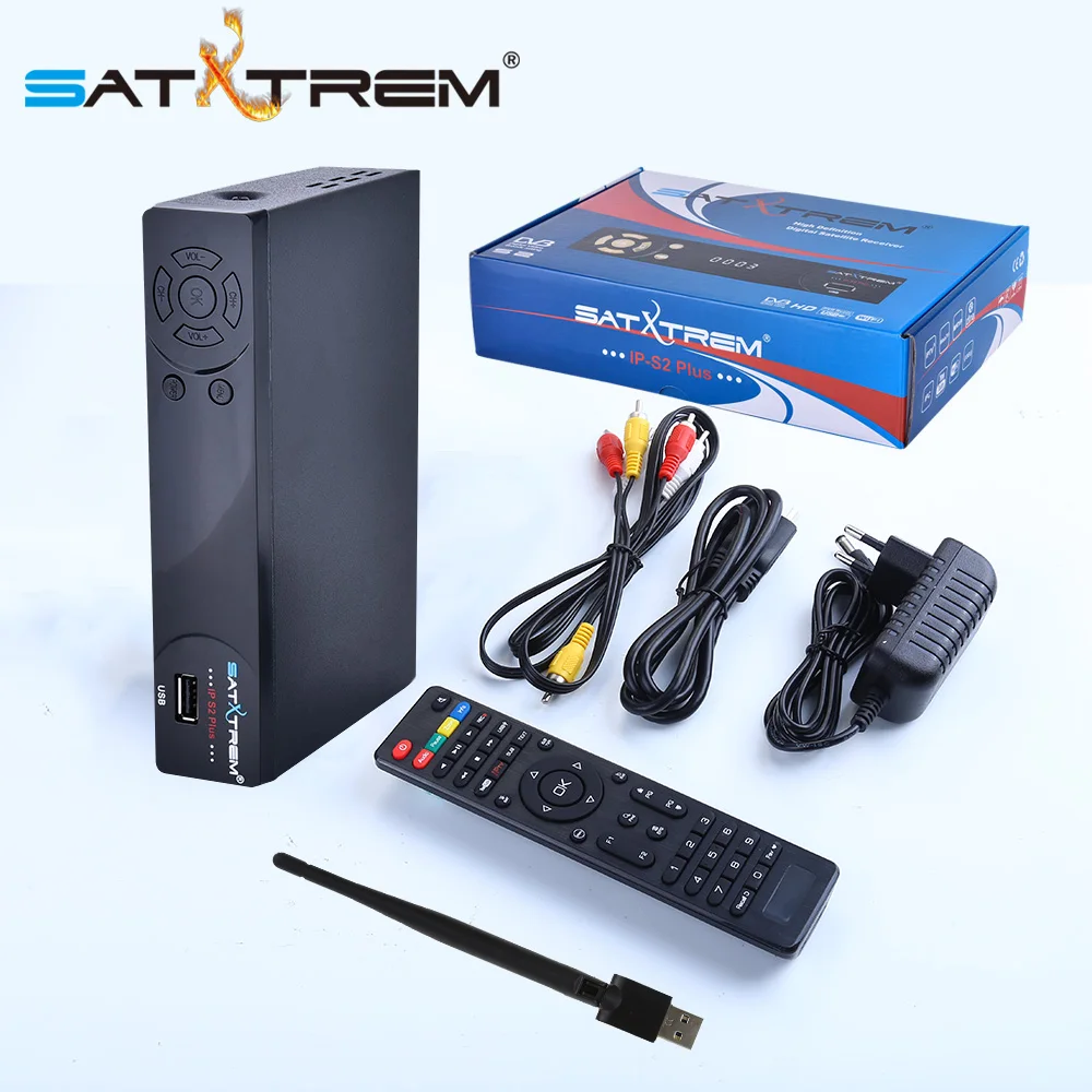 

IPS2 Plus DVB-S2 IPTV BOX Full HD 1080P Digital Satellite Receiver+USB WIFI decoders Support powervu Cline bisskey