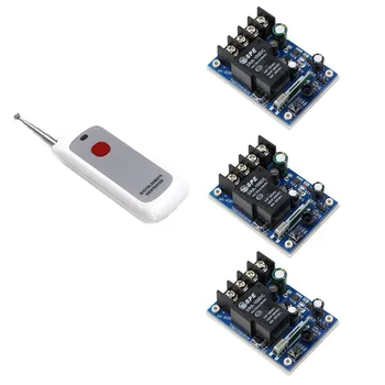 

DC 12V-48V Wireless Remote Control Switch 24V 1CH 40A Relay Radio Light Switch Remote Control ON/OFF Receiver Transmitter