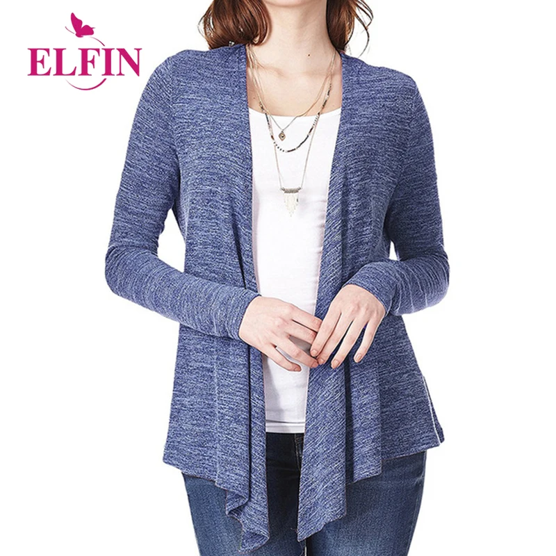 

Autumn Women Long Sleeve Knitted Sweater Casual Solid Cardigans Female Sweaters Minimalist WS9136R