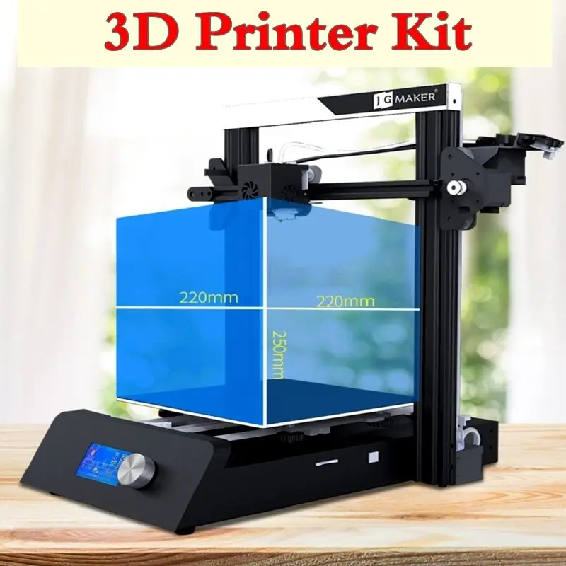 

3D Printer Magic Printer Full Metal DIY KIT Large Build Size 220*220*250mm FDM LCD Touvh Screen Magic 3D Printer Kit