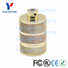 E26 E27 разъем Edison металлический держатель для лампы золото Винтаж Ретро светодиодный подвесной светильник для люстры потолочный свет