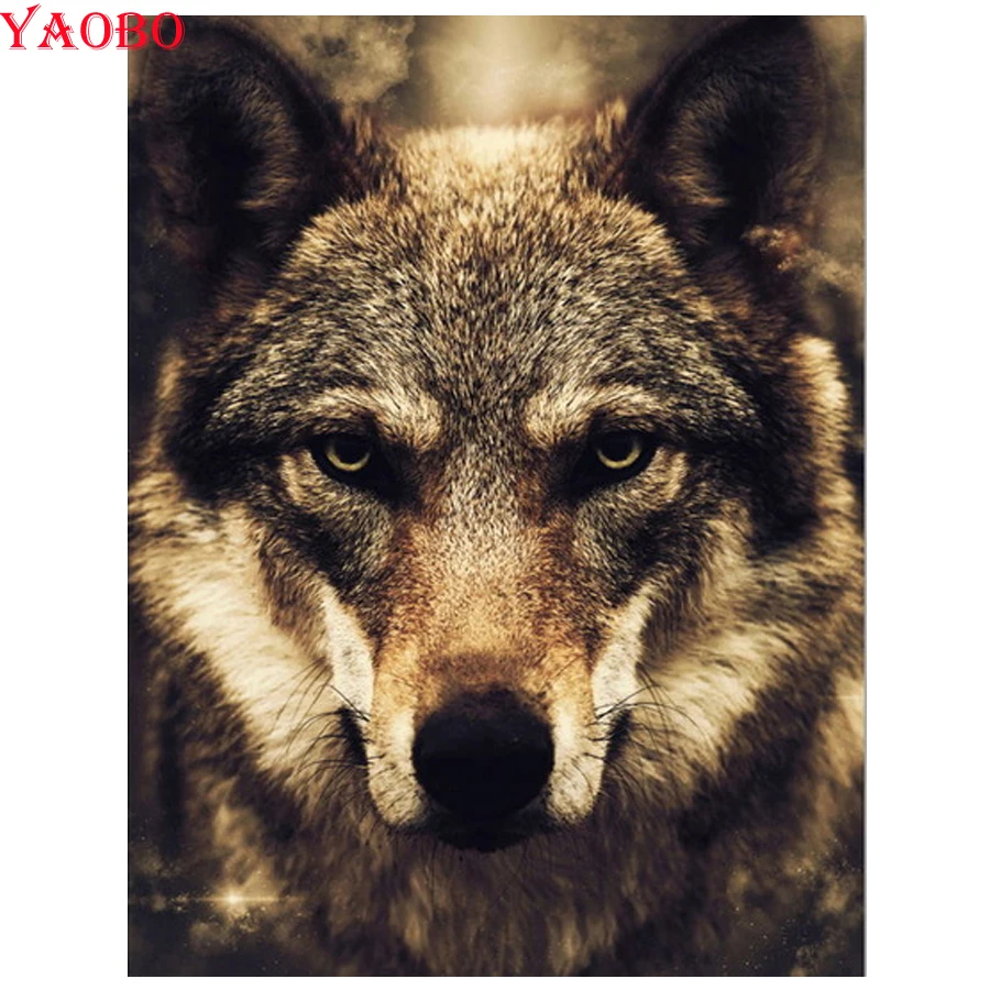 

Full Square/Round Diamond 5D DIY Diamond Painting wolf patterns bead Embroidery Cross Stitch Rhinestone Mosaic Decor home