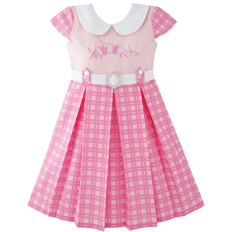 Fashion Dress Pink Belted School fashion dress pink belted school