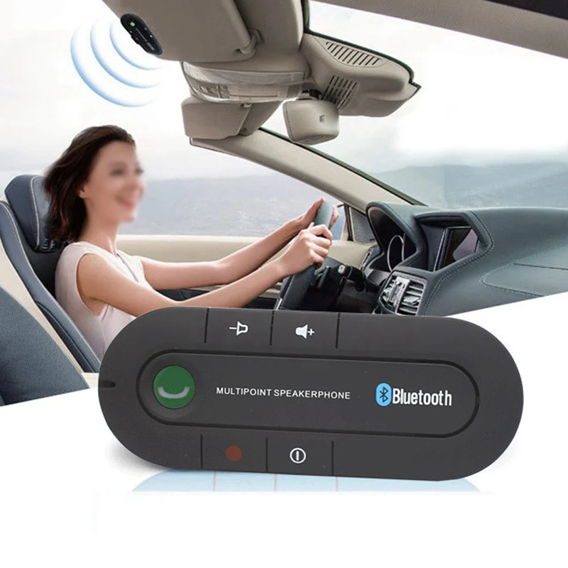 Bluetooth Handsfree Car Kit Wireless Bluetooth Speaker Phone MP3 Music
