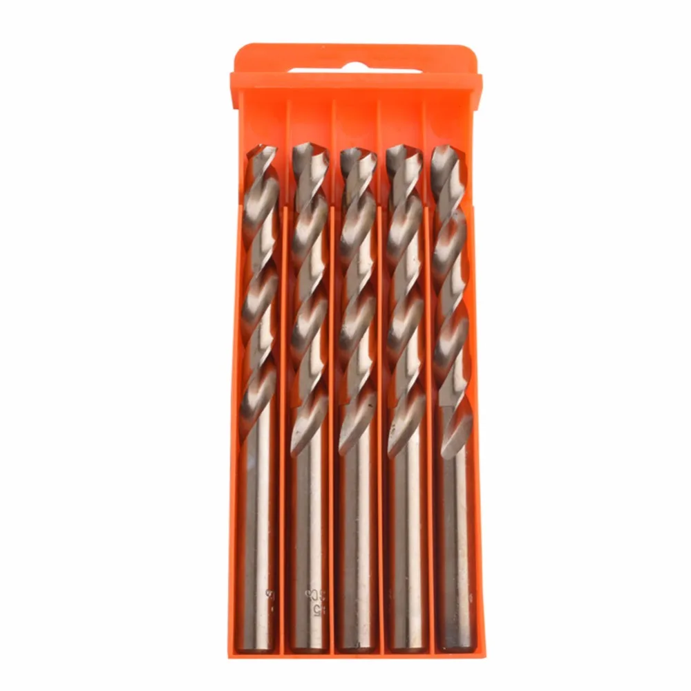 Flexsteel Tools M35 Cobalt Drill Bit Set,HSS-CO Drill Set 1.0-10MM, for Drilling on Hardened Steel, Cast Iron & Stainless Steel