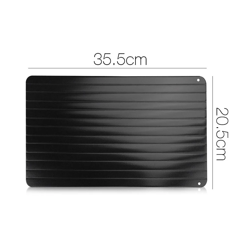 Fast Defrosting Tray Magic Metal Plate Defrosting Tray Safe Fast Thawing Frozen Meat Defrost Kitchen Tool