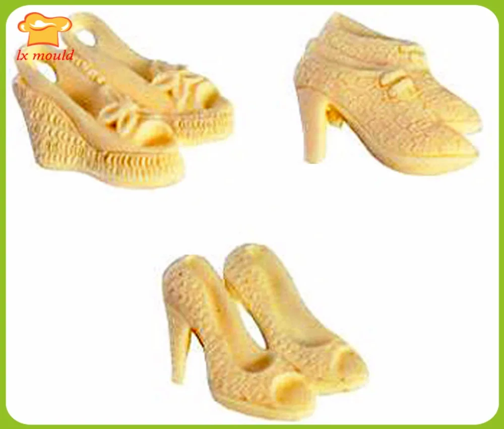 

High heels silicone mold silicone fondant cake mold chocolate mold mold clay DIY Tools