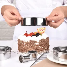 14 шт. круглый пельменей из нержавеющей стали производитель оберток набор форм резак инструменты круглый торт Печенье Кондитерские обертки тесто режущий инструмент