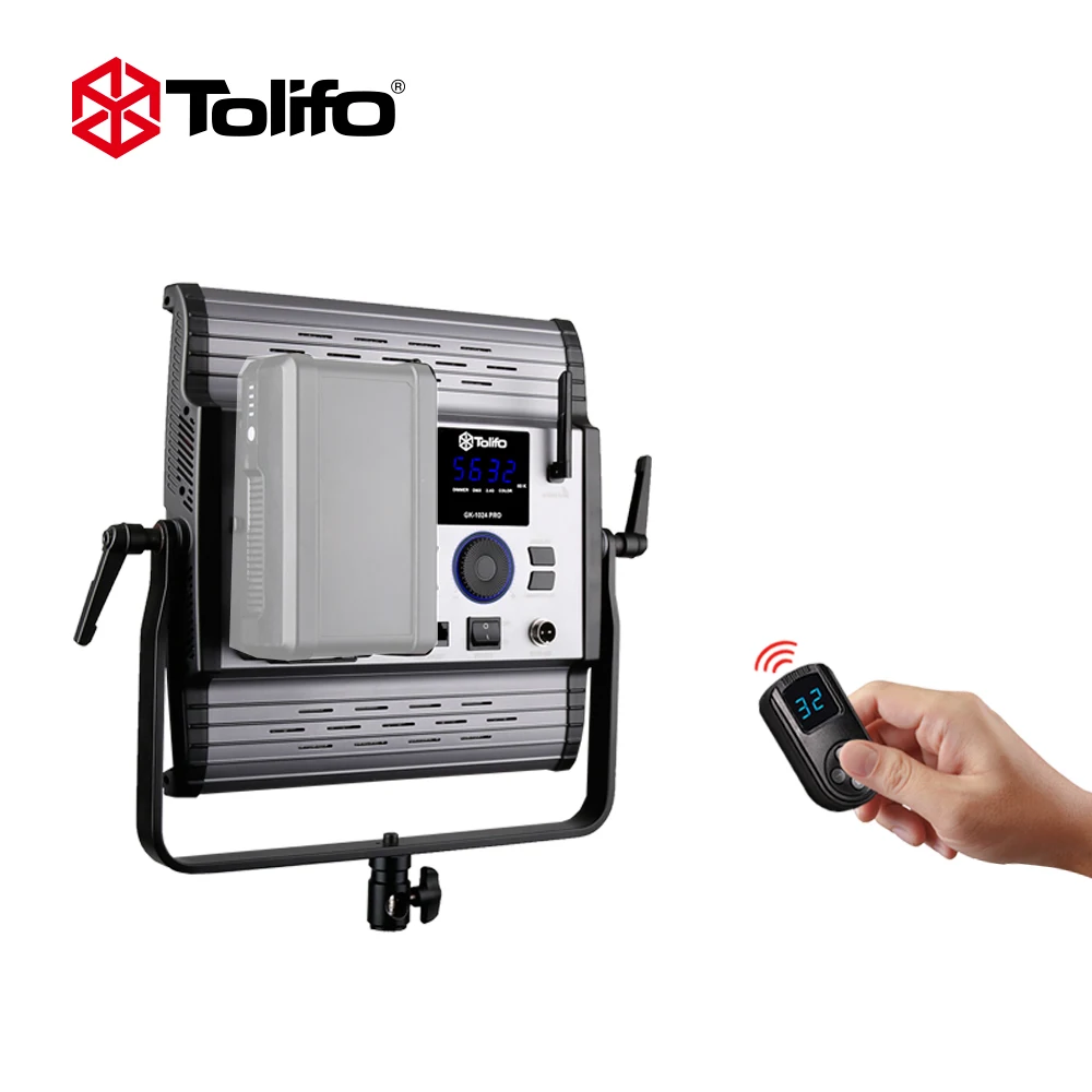 Светодиодный светильник Tolifo GK1024B 3200 5600 K двухцветная температура управление