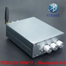 2016 Последним BL10A TPA3116 Bluetooth 4.0 Hifi Аудио Цифровой Усилитель Мощности 50 Вт + 50 Вт 24 В Закончил Amplificador главная AMP Щепка
