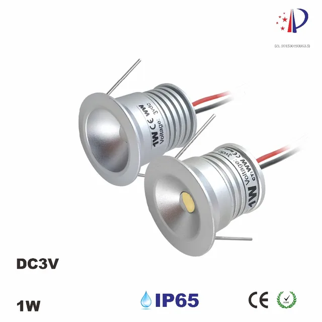 1W Mini Led Spotlight 25mm Cutout Recessed Downlight 60D/120D