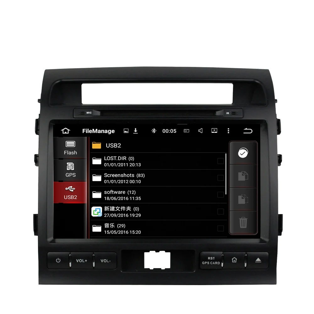 Clearance 10.2" Android Car DVD Player with TV/BT GPS 3G WIFI,Audio Radio Stereo,Car PC/multimedia for TOYOTA LAND CRUISER 2008 2009 2010 3
