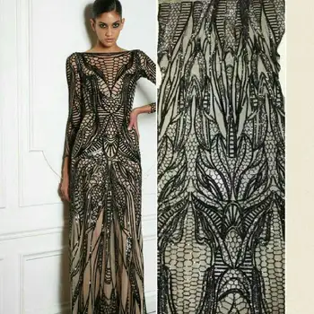 

High Quality Nigerian Lace Fabrics 2019 With Beaded African French Net Lace Fabric Embroidered Tulle Mesh Lace Fabric J562