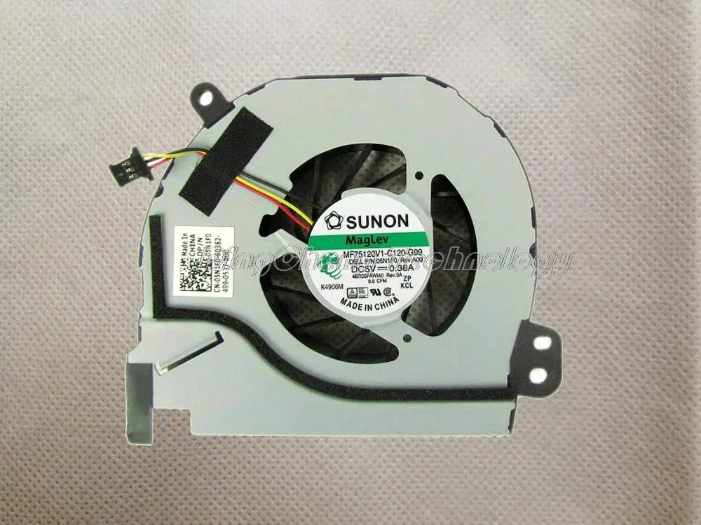 Laptop CPU Cooling Fan for DELL Inspiron 14R 5420 7420 M421R V3460 MF75120V1-C120-G99 05N1F0 5N1F0 DC5V 0.38A New and Original