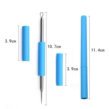 

by dhl or ems 500pcs Silicone Acne Needle Face Care Tools Blackhead Pimples Removal Black Head Comedone Acne Blemish new