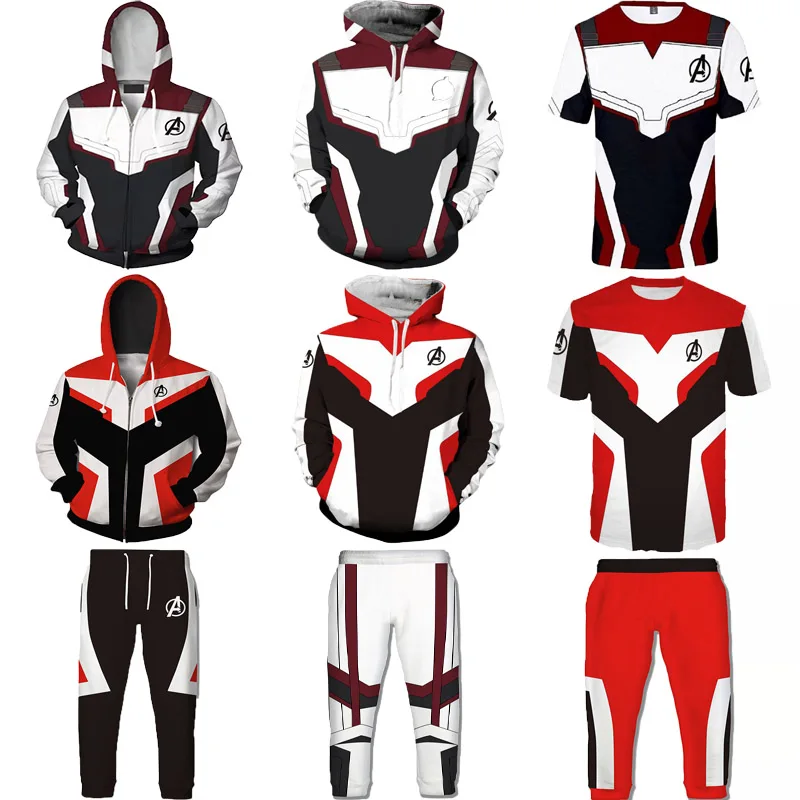 

Children Avengers Endgame Quantum Realm Captain America Hoodies Cosplay Kids Sweatshirt Superhero T shirt Coat Girls Boy