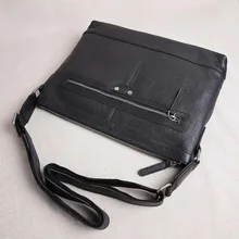 AETOO 2018 new ultra-thin suede leather shoulder Messenger bag tide cross section retro casual men's bag