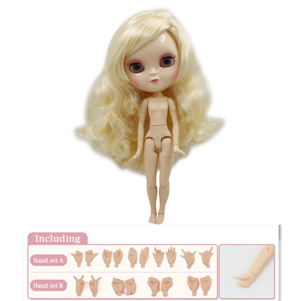 Fortune Days 1/6 icy 30 см кукольный шарнир тела, включая ручной setAB высокое качество специальное предложение с макияжем список подарков - Цвет: Naked doll