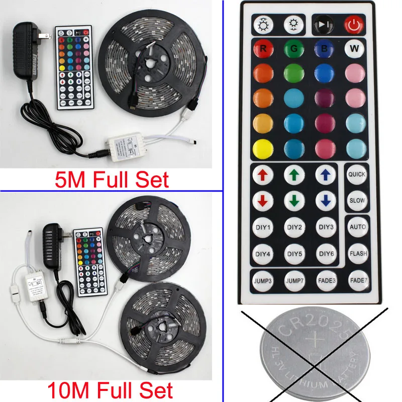 RGB светодиодная лента 5050 2835 3528 гибкая ip 20 водонепроницаемая неоновая лампа tira ик