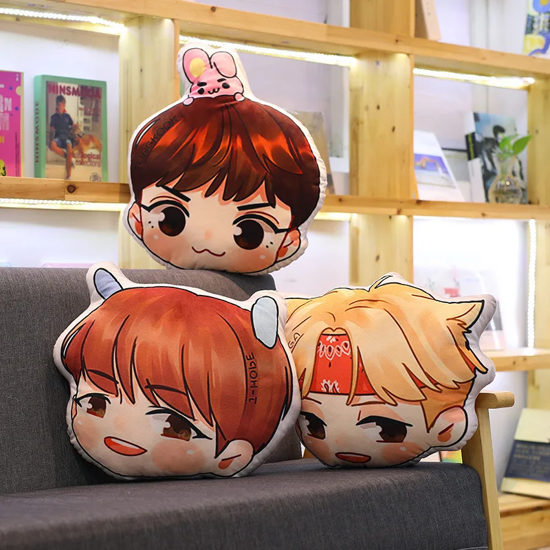 1Pc 40Cm Anime KPOP BTS Plush Pillow Cute Bangtan Doll