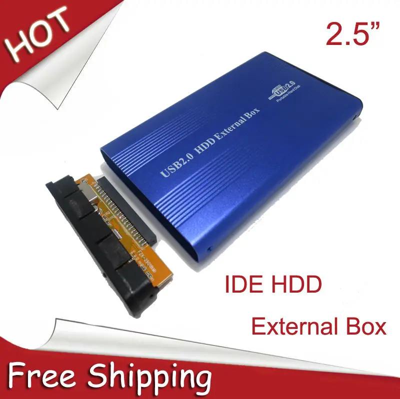 2.5 pulgadas USB HDD IDE PATA móvil disco duro externo Enclosure caja el ordenador portátil IDE disco duro|box yellow|box jewelerybox cold - AliExpress