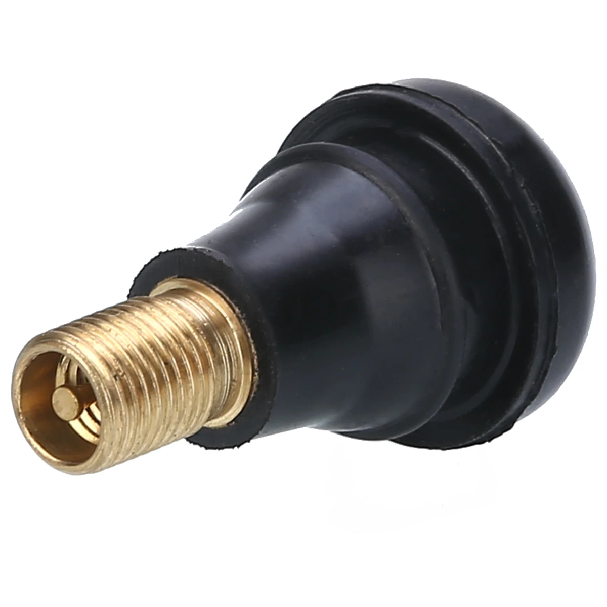Wheels Tires Parts 10pcs Auto TR412 Tire Valve Stems Short Black Rubber Tyre Tubeless Snap-in Vavle Moped Motorcycle Car Quad