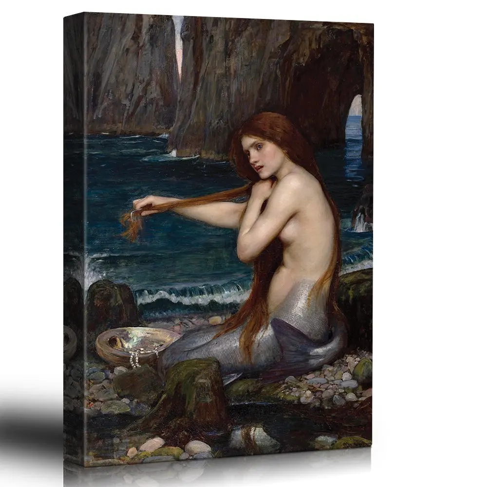 Online kopen wholesale mooie mermaid art uit china mooie mermaid ...