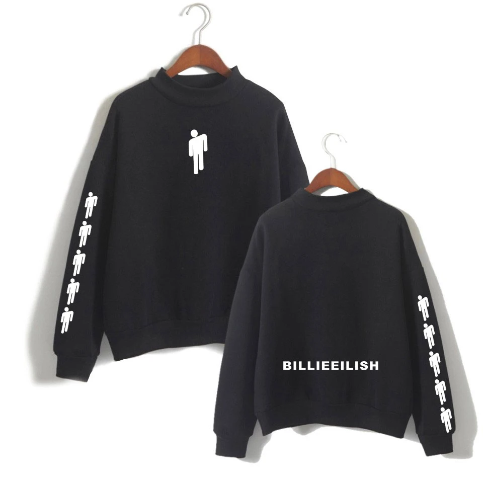 

Billie Eilish Hoodie Print Moletom Oversized O-Neck Women Hoodies Winter Streetwear Womens Female Sweatshirt Pink Cotton Fashion