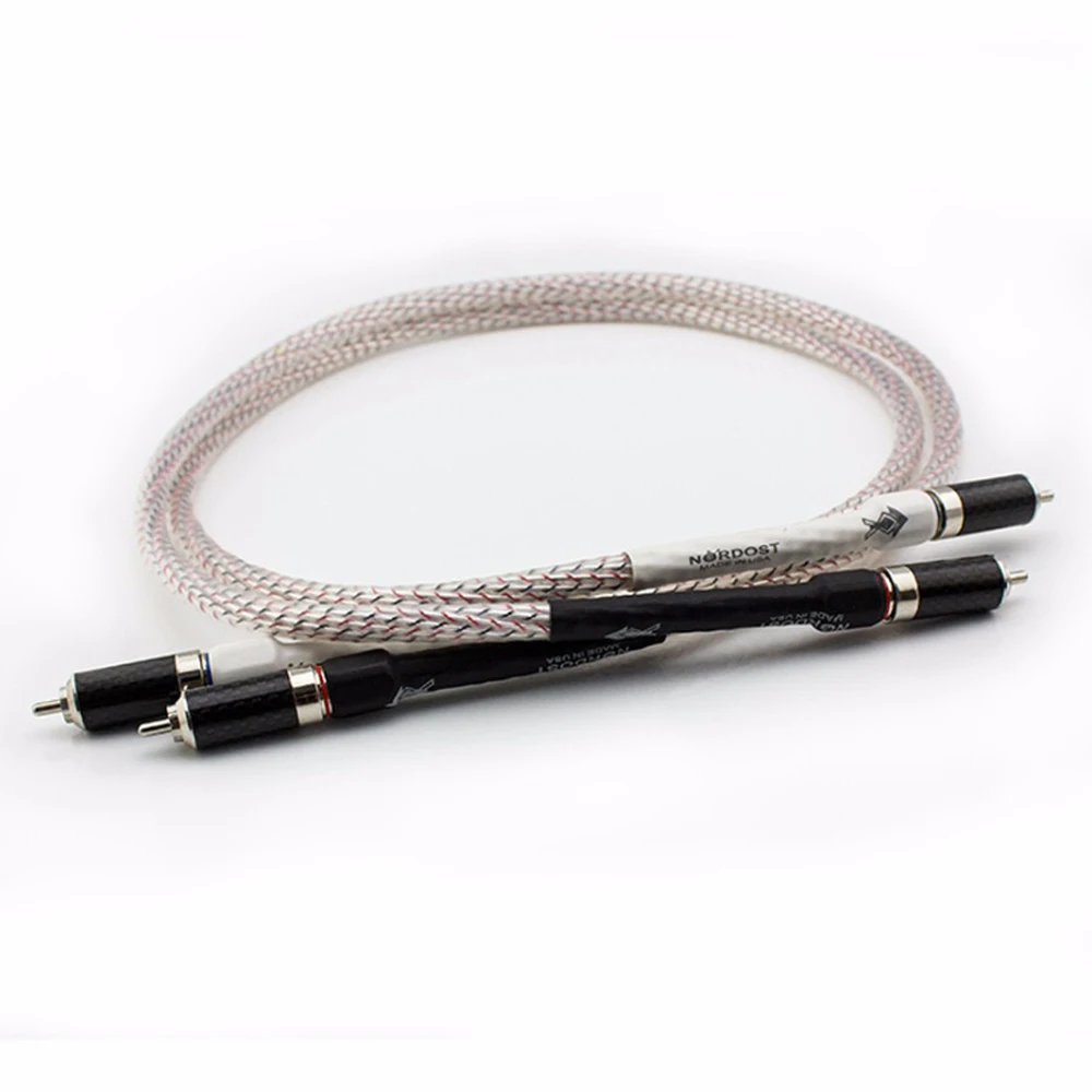 Hifi Carbon fiber RCA jack connector Nordost Valhalla silver alloy