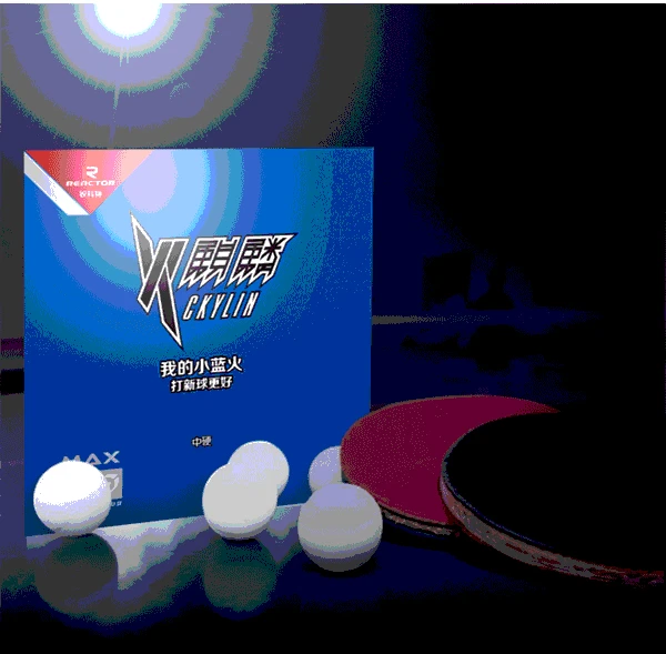 

NEW Arrival CKYLIN Blue Fire Blue Sponge Table Tennis Cover / Table Tennis Rubber/ Ping Pong Rubber Send XVT film