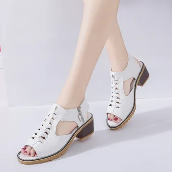 

Sandals summer women's thick with heel sandals fashion sandals women