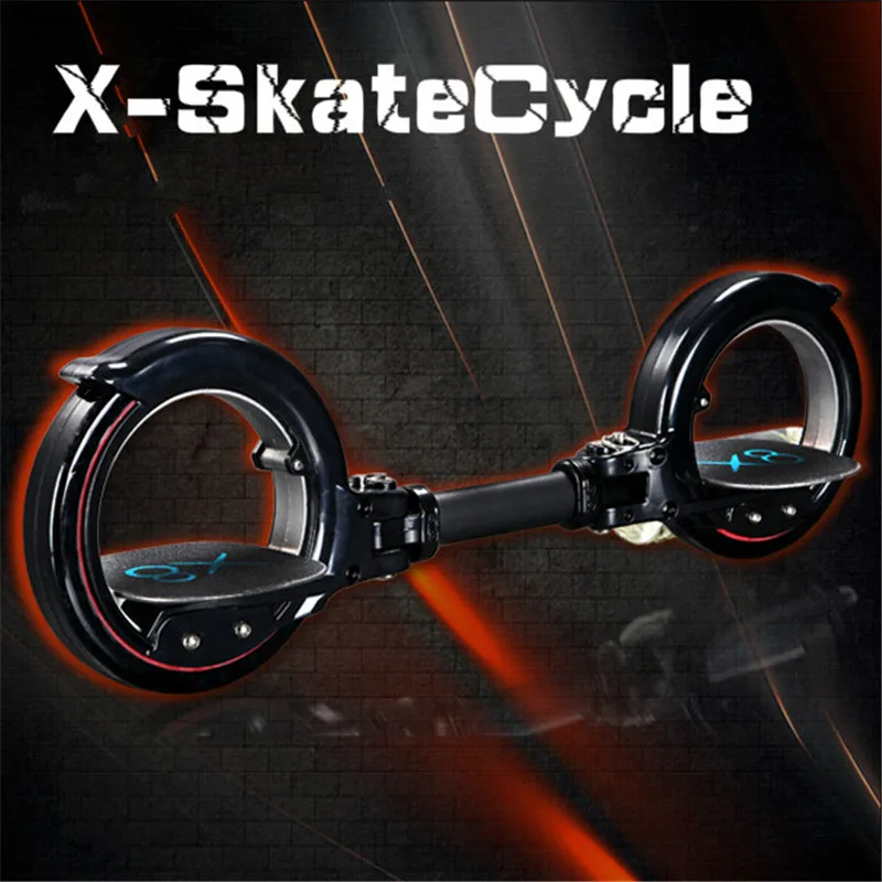 X8 Skatecycle Upgrade 2 Two Wheels Skate Board Two Parts Roller Foldable Drift Skateboard stunt scooter for Extreme Sports