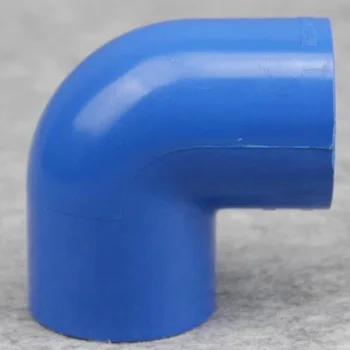 

10 Pcs/Lot UPVC DN15(20mm) 90 Degree Elbow Connector High Quality Plastic Irrigation Water Pipe Fittings Blue 90 Degree Elobw