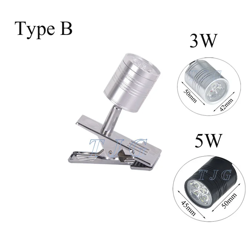 3W 5W LED Desk Lamp with EU plug Adjustable Clip on Light Eye-Care Clamp Lamp with Switch for Reading Study Bed AC85-265V 3